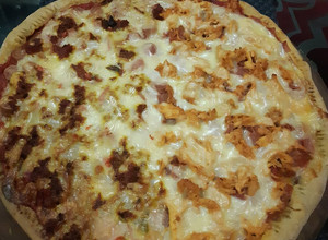 Una foto de Pizza casera