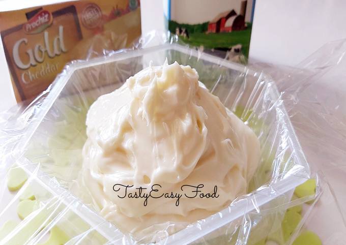 Cara Gampang Membuat CREAM CHEESE HOME MADE [bisa u/ Korean Garlic  Bread-murah, mudah😃👍] Anti Gagal