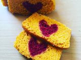 Surprise heart cake