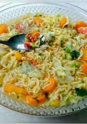 Foto resep Mie Kuah Tipis-tipis