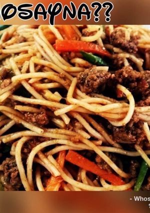 A picture of Spaghetti Bolognese.