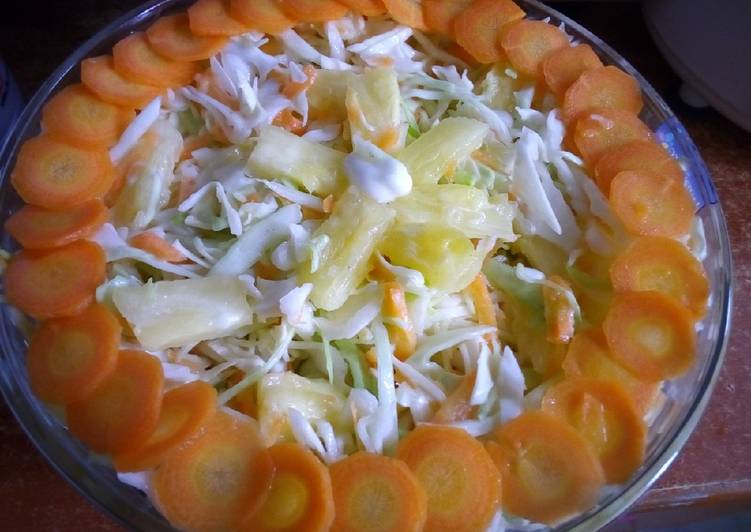 Pineapple cabbage salad #salad contest