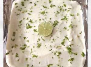 Una foto de Postre de limón