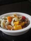 Salad with Arbequina Olives, Orange, and Cherry Tomatoes