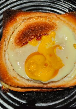 Une photo de Croque madame au four