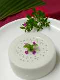 Coconut milk pudding