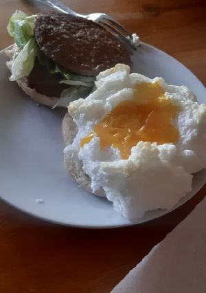 Una foto de Huevos nube al punto justo