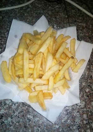 صورة لوصفة بطاطا مقليه