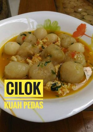 Foto resep Cilok kuah pedas
