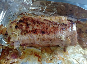 Una foto de Lomo de cerdo al mango