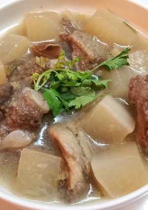 蘿蔔排骨酥湯 的食譜成品照片