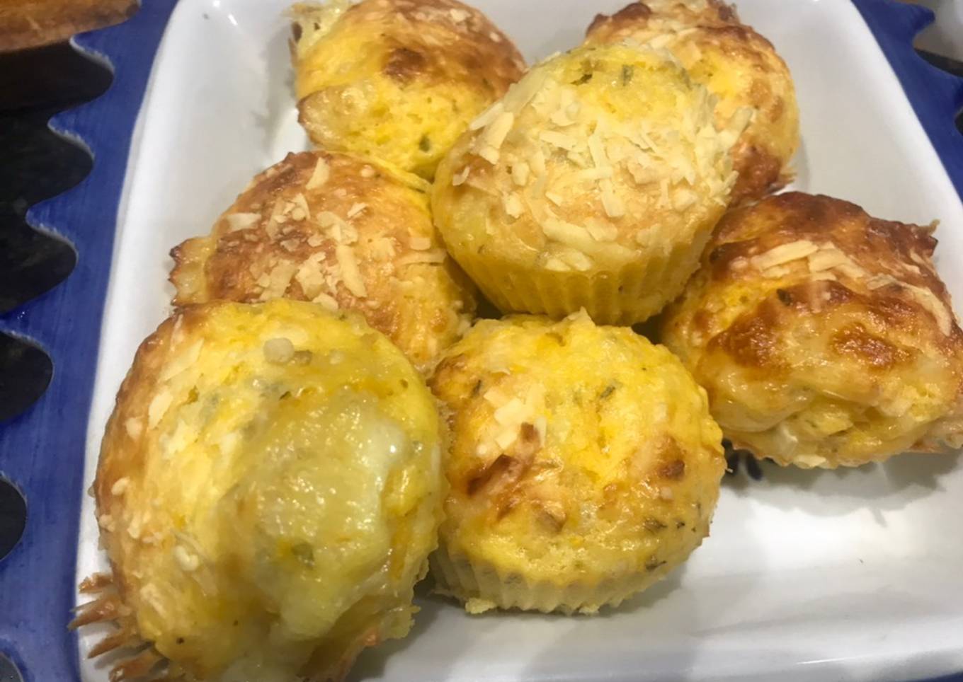 Muffin calabaza y muzzarella ❤️