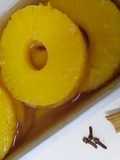 Piña en almíbar