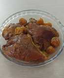 مرغ با رب گوجه و رب انار