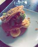 Panqueques de yogurt y avena saludables