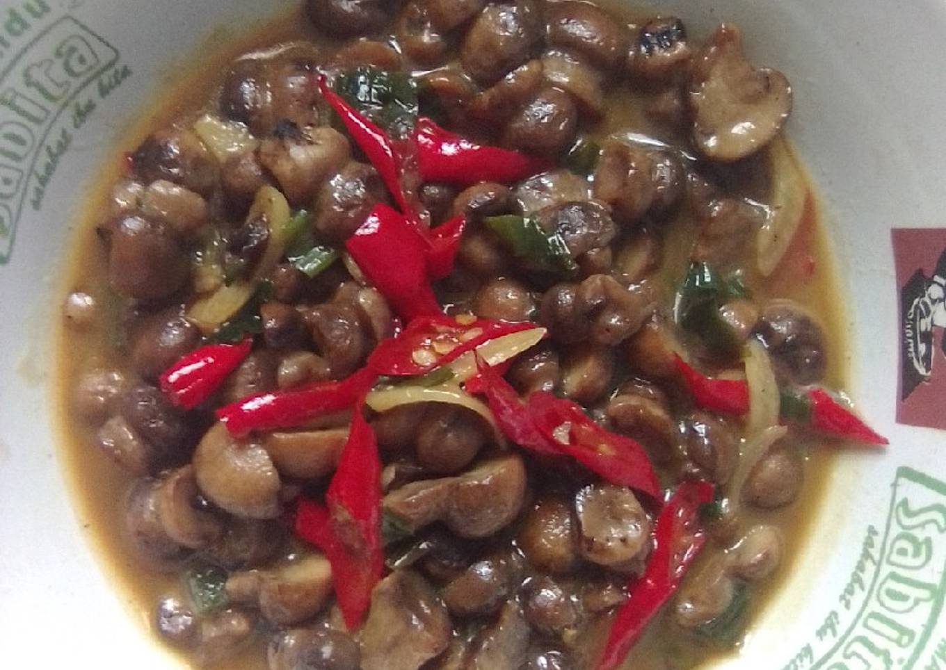 Tumis jamur kancing_sederhana