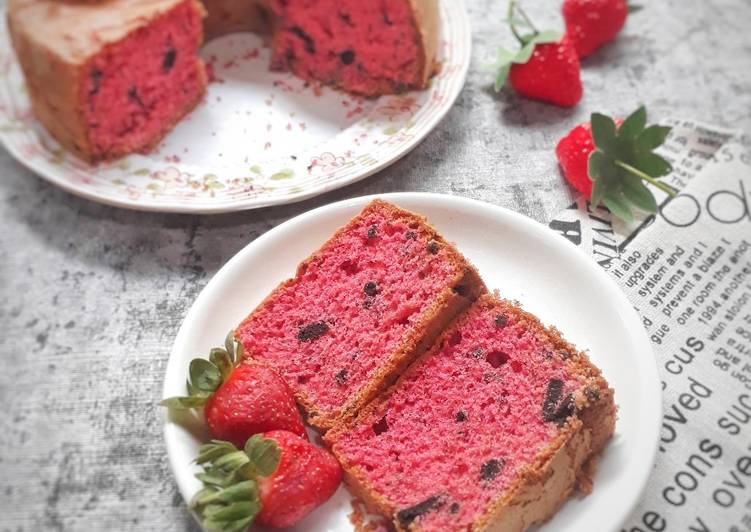 Olahan Cake Nutrijel Strawbery Oreo | Cara Buat Cake Nutrijel Strawbery Oreo Yang Bisa Manjain Lidah