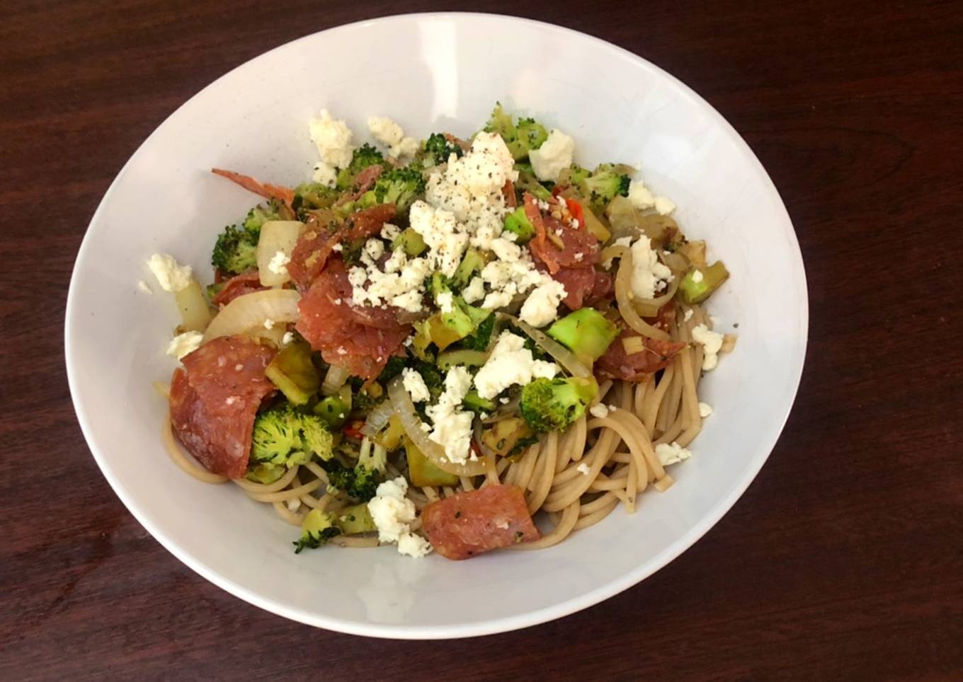 Salami Pasta