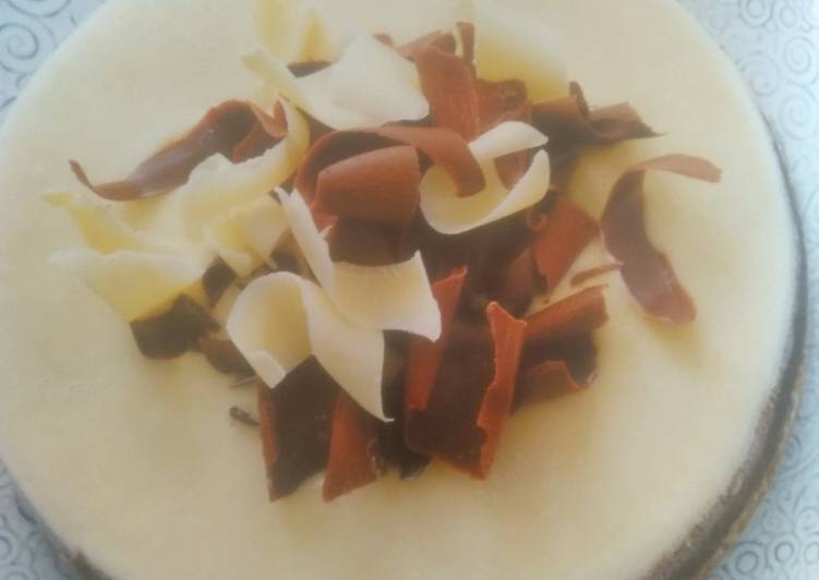Tarta de 3 chocolates