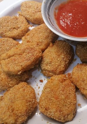 صورة لوصفة ناغت دجاج لذيذ وطري ومقرمش على طريقتي 😋😋👍🍗🍗