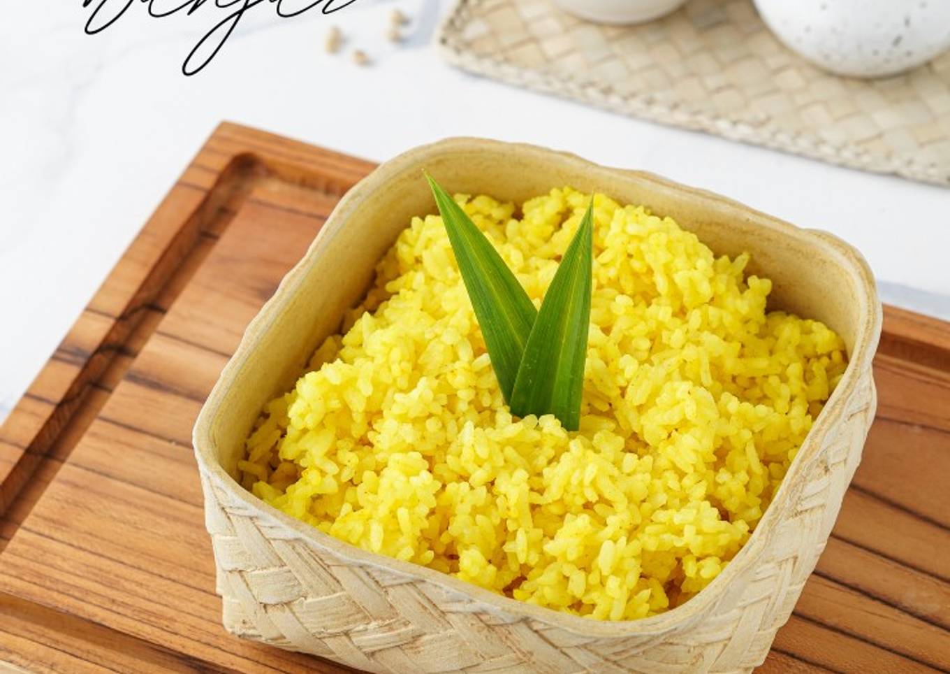Nasi Kuning khas Banjar
