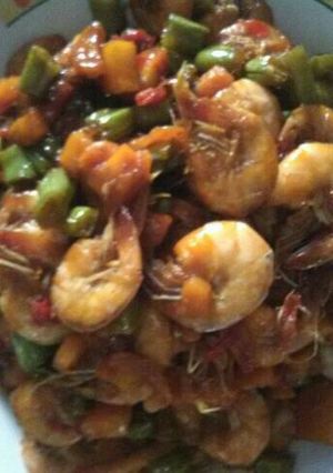 Foto resep Sambal goreng udang kecap