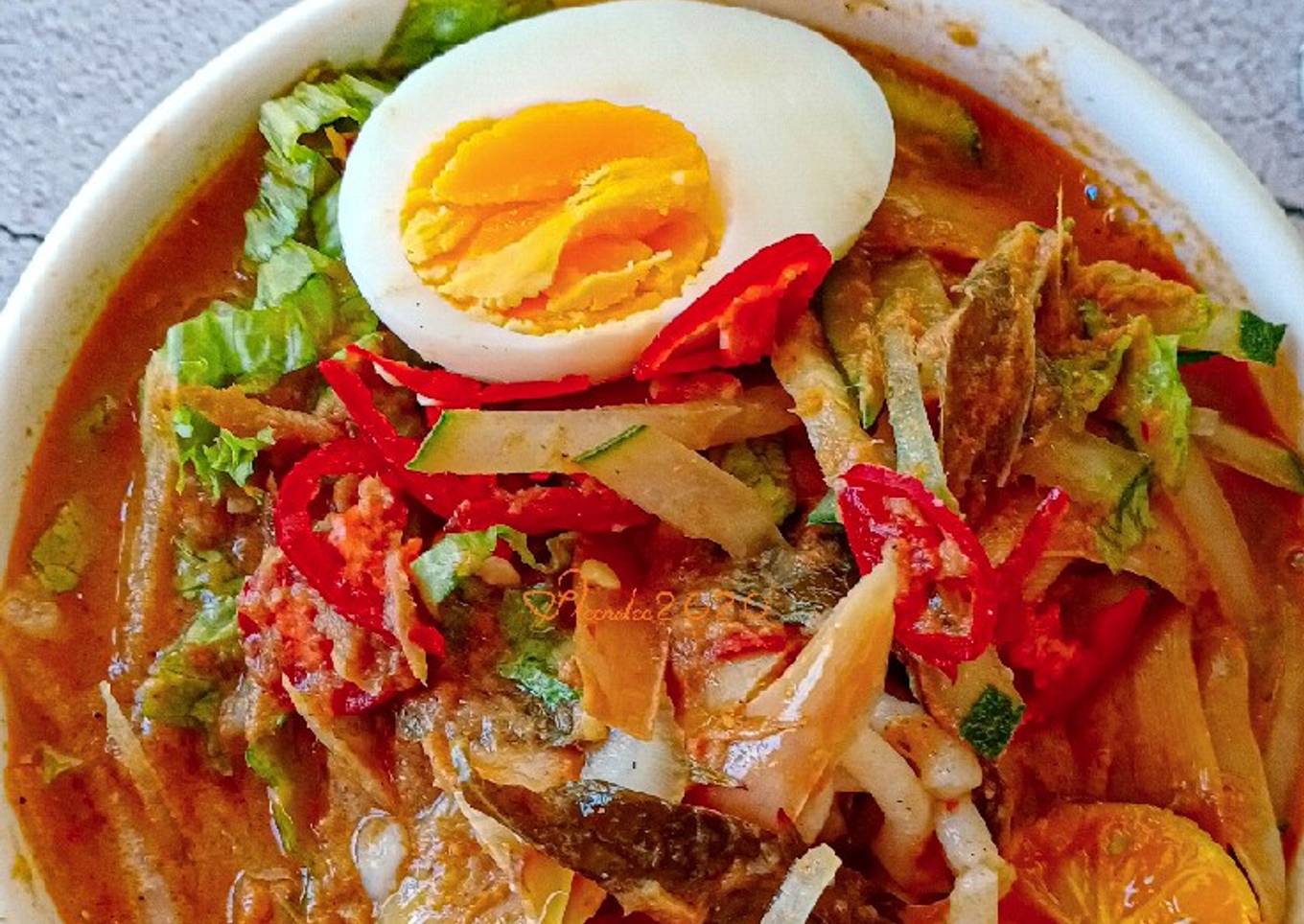 "Laksa Tumis Ala-Eon My Version" 😋