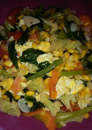 Foto resep Capjay tumis saos tiram