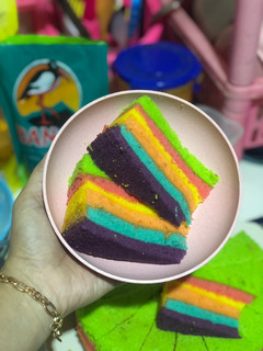 Foto resep Rainbow Cake Kukus