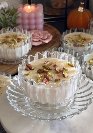 صورة لوصفة رز بحليب بكريمة