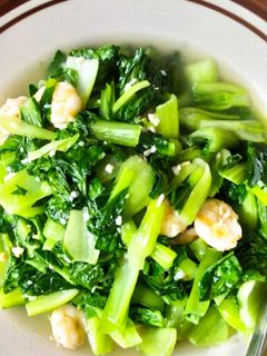 Foto resep Tumis baby pakcoy udang