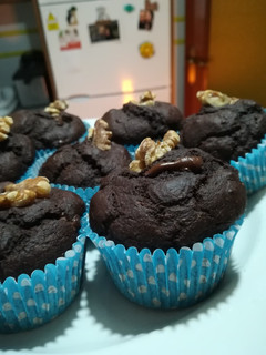 Una foto de Muffins de cacao
