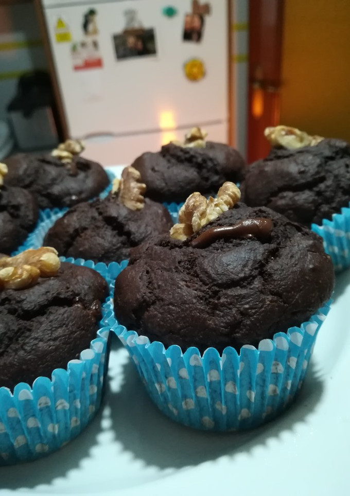 Una foto de Muffins de cacao