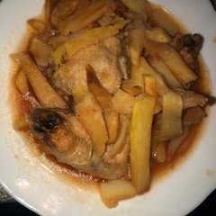 Una foto de Alitas de pollo en salsa agridulce
