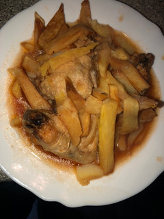 Una foto de Alitas de pollo en salsa agridulce