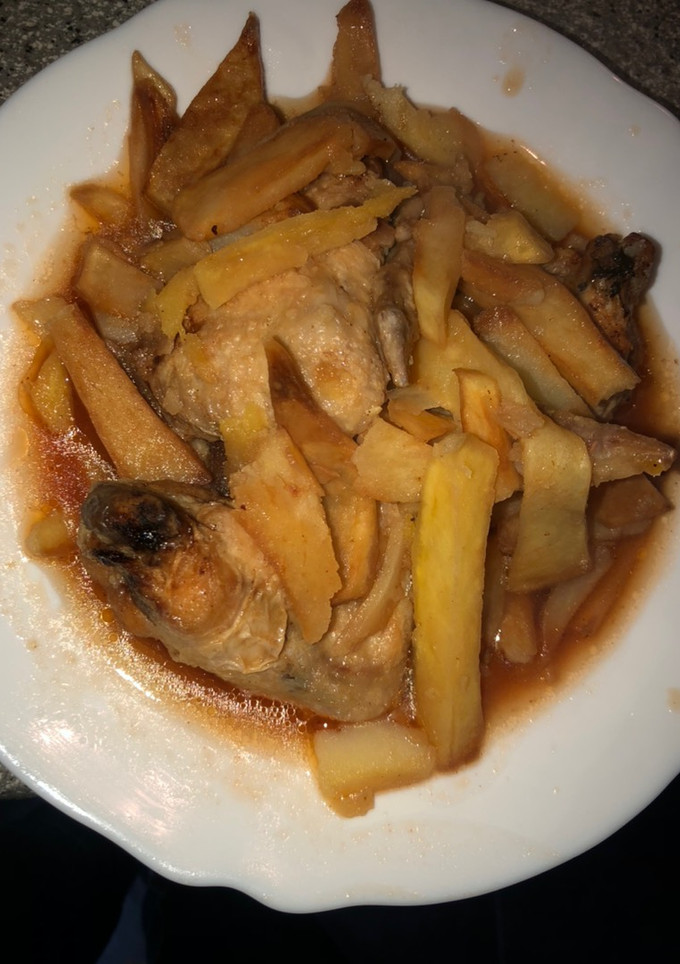 Una foto de Alitas de pollo en salsa agridulce