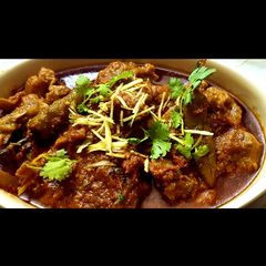 A picture of Mutton karhai.