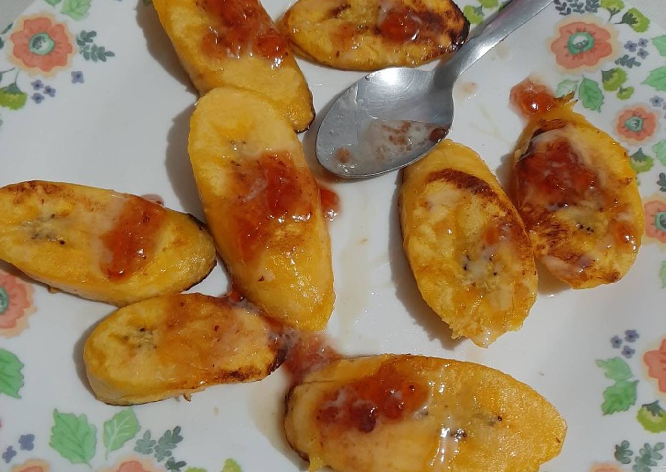 Plátano macho frito.. estilo Esther