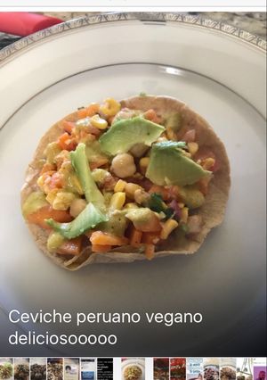 Una foto de Ceviche vegano