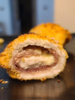 Una foto de Rollito de pollo en freidora de aire