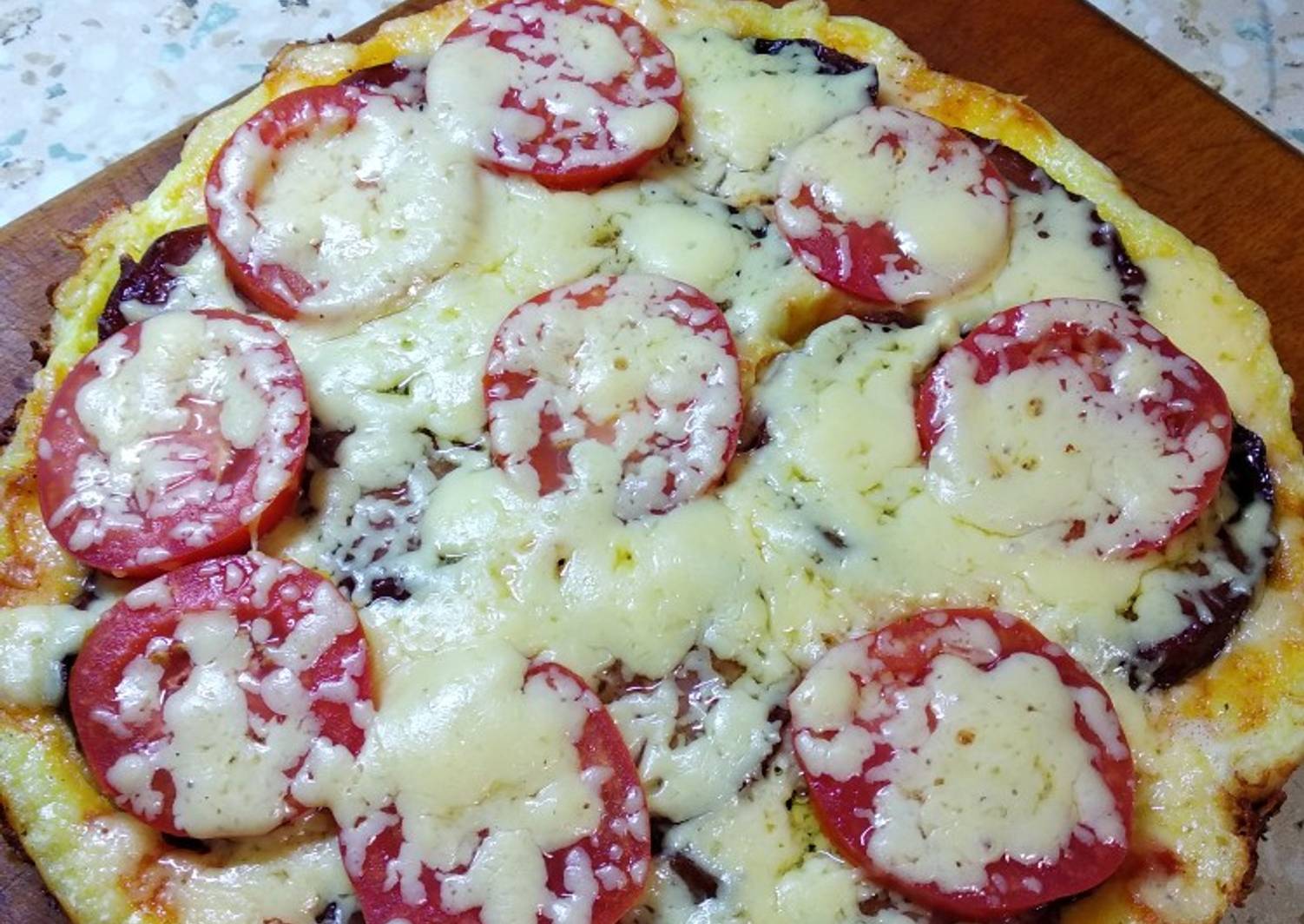 быстрая заливная пицца на кефире в духовке фото 108