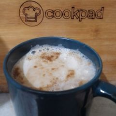 A picture of Hand beaten fluffy coffee ☕☕☕.