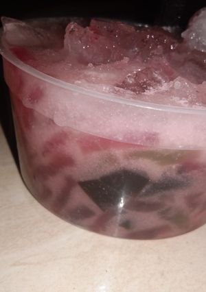 Foto resep Cendol merah hijau cincau+sari kelapa