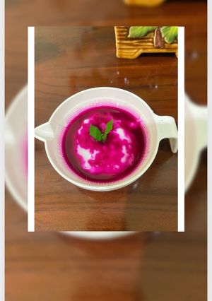 Foto resep Mpsi Bubur sumsum buah naga