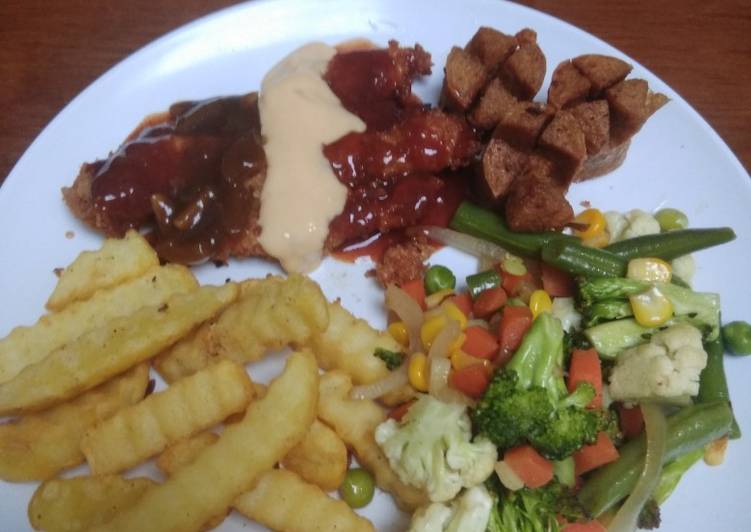 Resep saus Bbq dan saus keju ala richesse