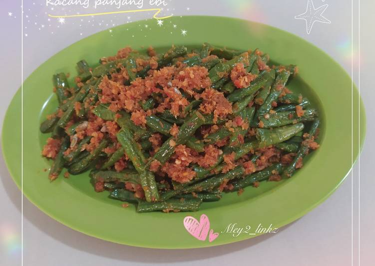 Resep Kacang Panjang Ebi yang Bisa Manjain Lidah