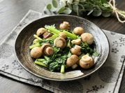 Hình ảnh của nấm xào dầu olive