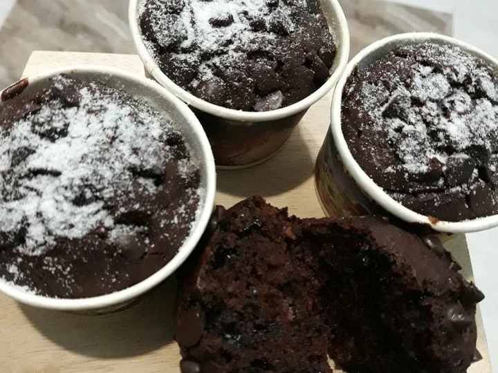 Langkah Gampang Menyiapkan Resep Muffin Pisang Coklat yang  Bikin Ketagihan Anti Ribet, Mantap Sekali