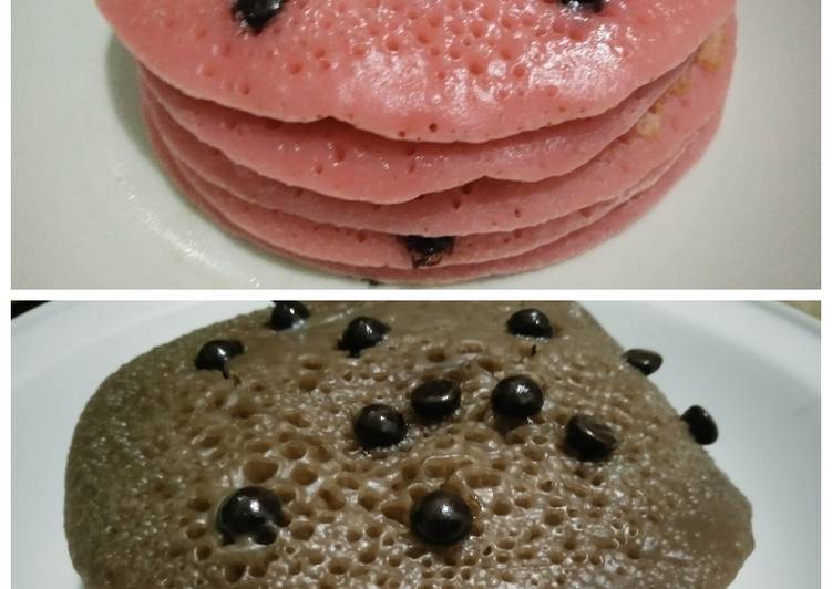 Strawberry & Chocolate Pancake 😋