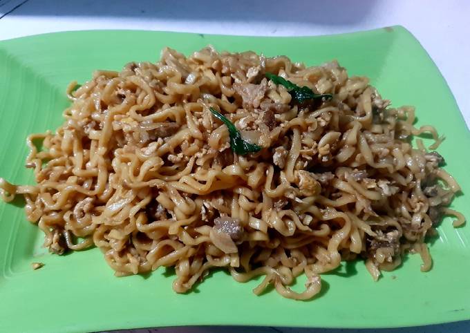 Cara Gampang Membuat Bakmi goreng B2 (non halal) Anti Gagal